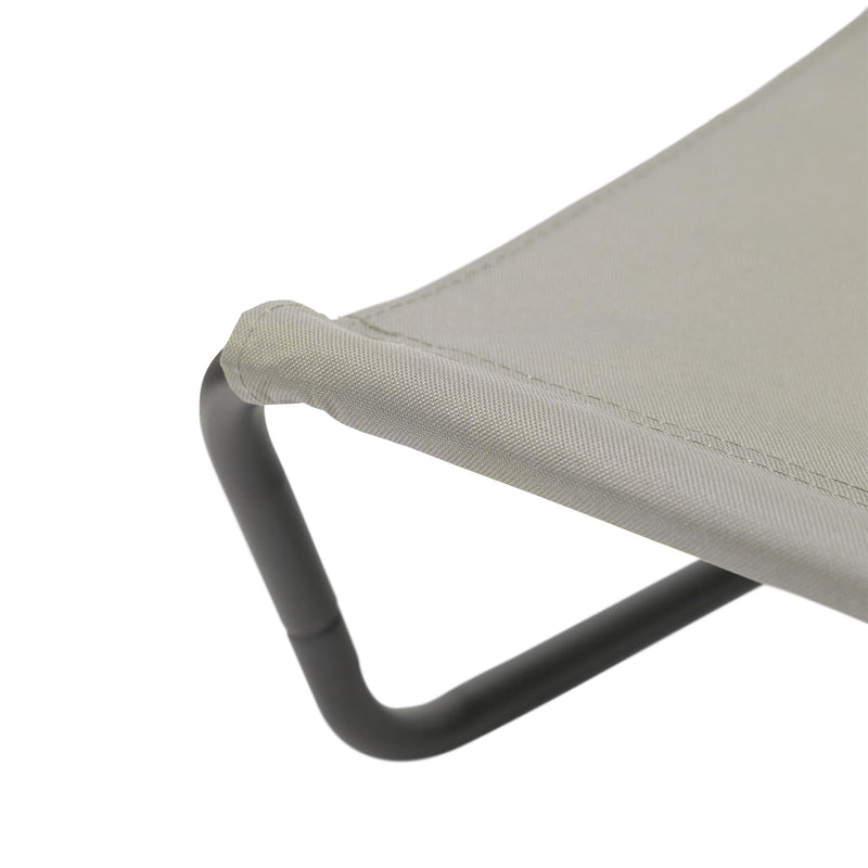 Folding Beach Lounger - By Harbour Housewares