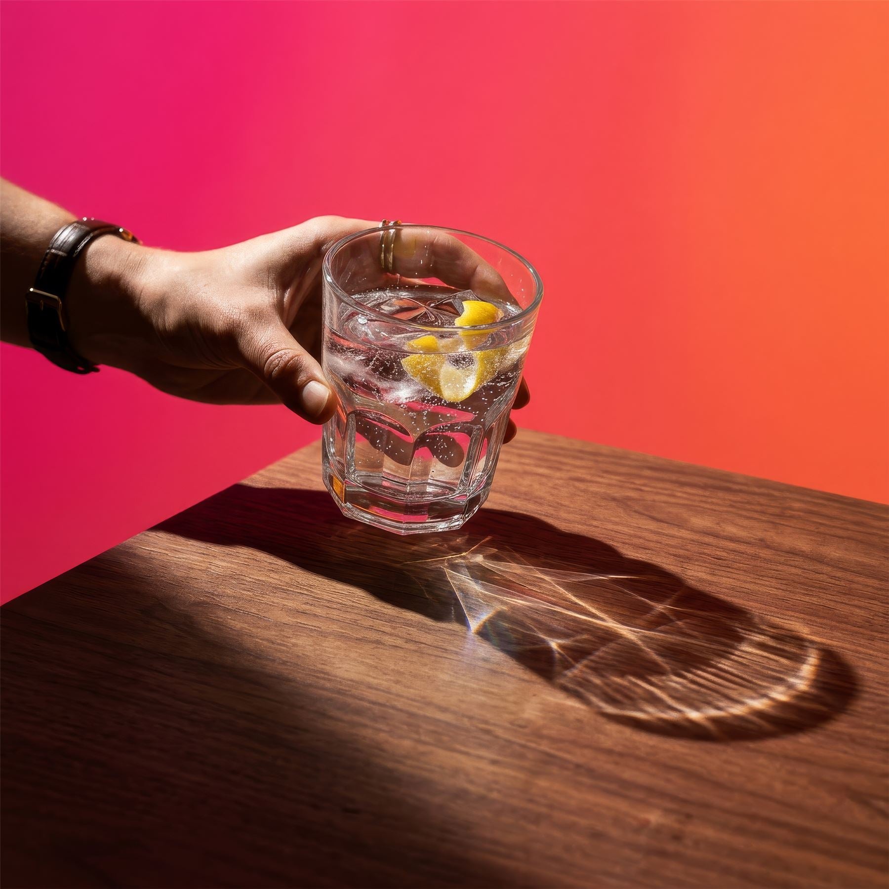 285ml Panelled Glass Tumblers - Pack of 6