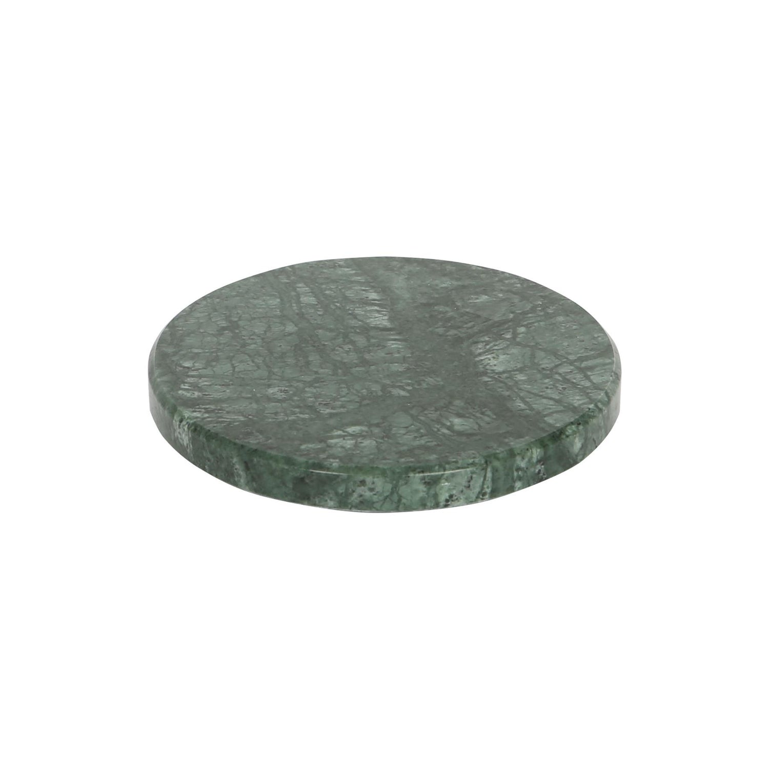 Round Marble Coasters - 10cm - Green - Pack of 6