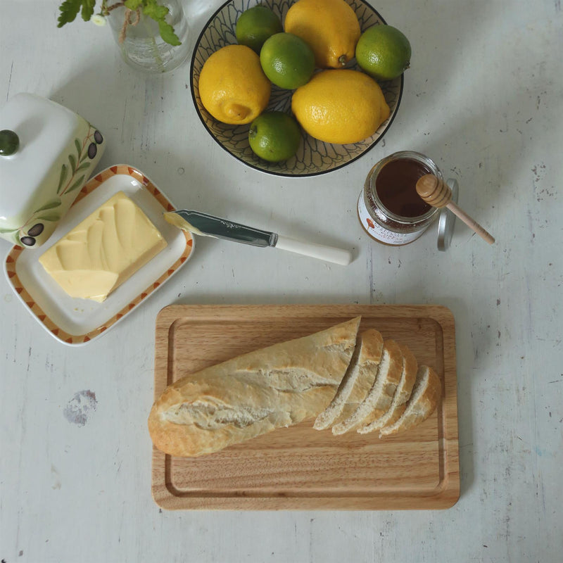 Rectangular Wooden Chopping Board - 30cm x 20cm - By Argon Tableware