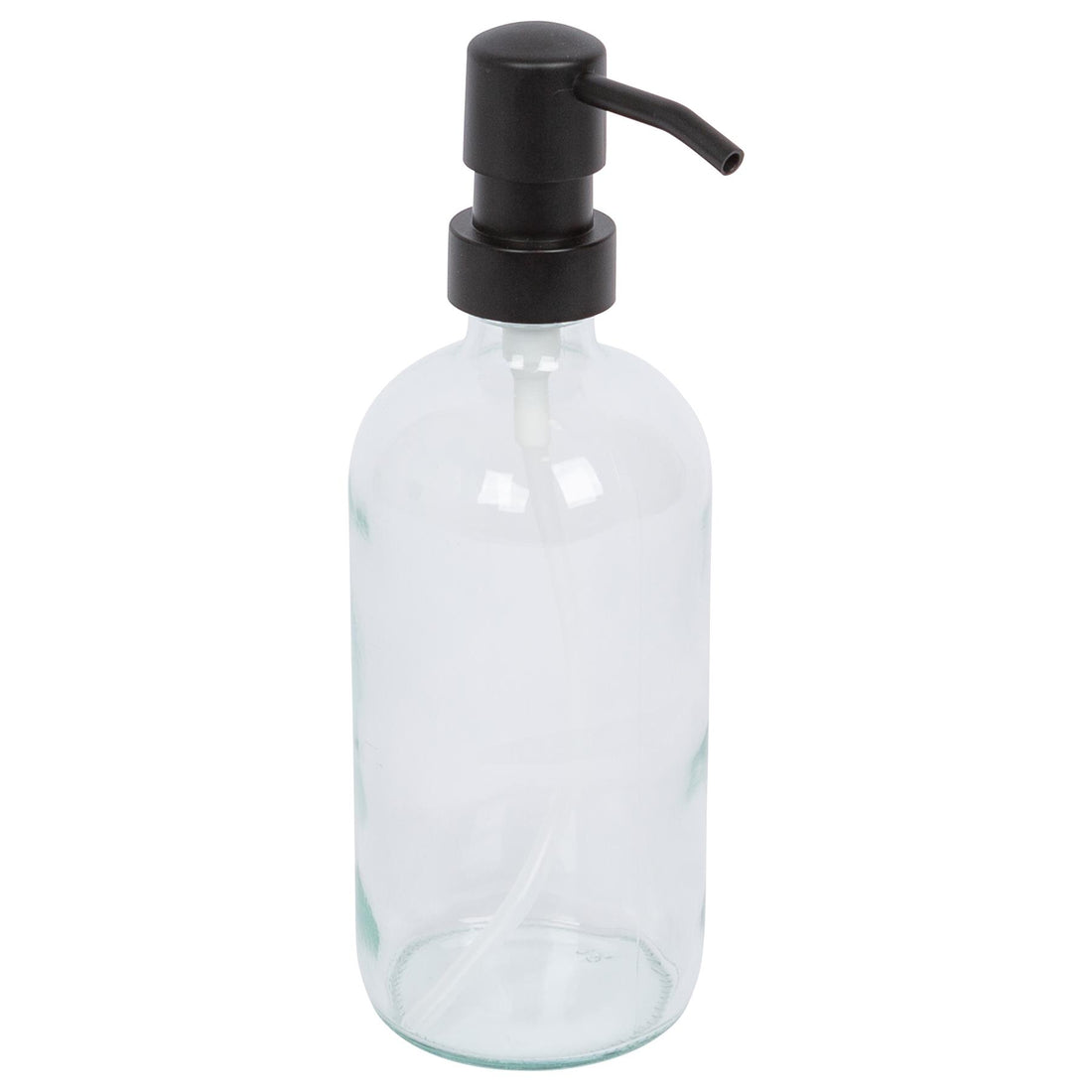 Clear 500ml Glass Soap Dispenser