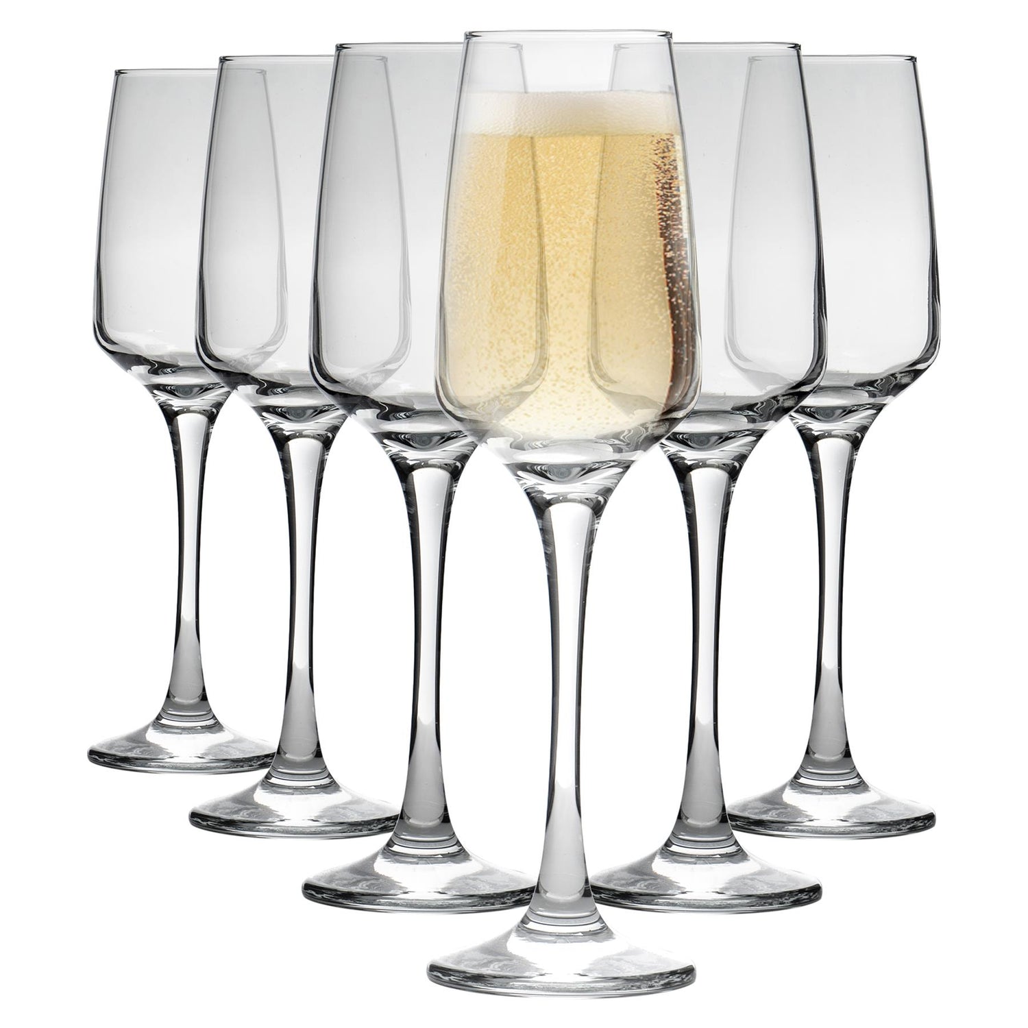 230ml Lal Champagne Flutes - Pack of Six - By LAV