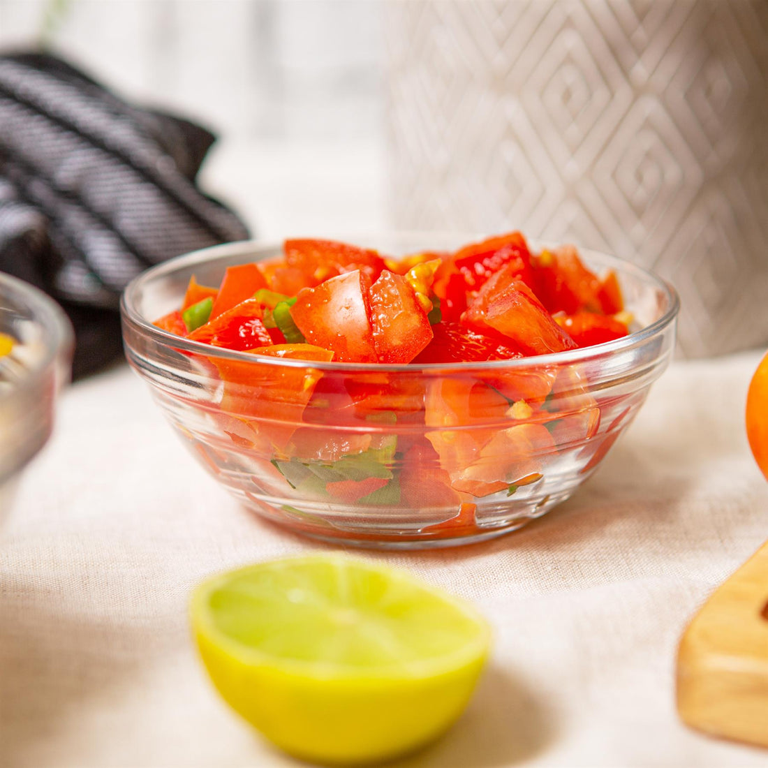 Lys Glass Snack Bowl - 12cm