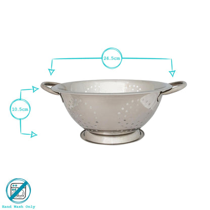 24.5cm Stainless Steel Colander