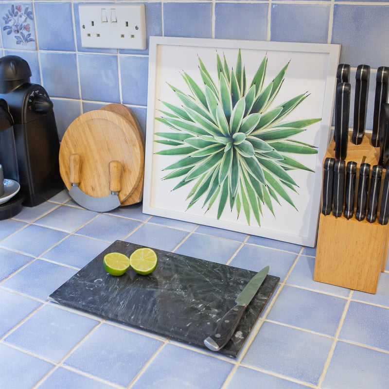 30cm x 20cm Slim Rectangle Marble Chopping Board - By Argon Tableware