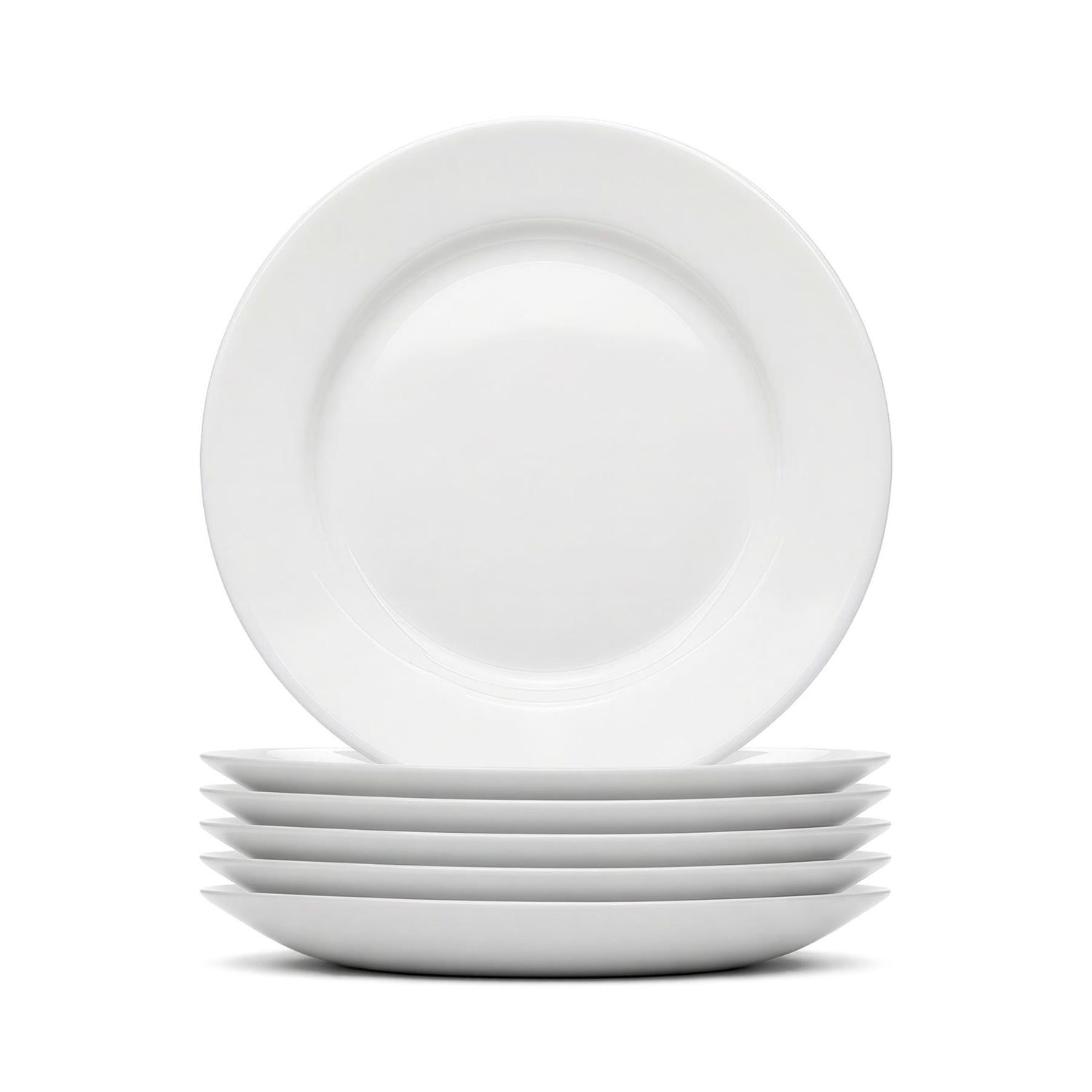 Round Opalware Side Plates - 15cm - White - Pack of 6