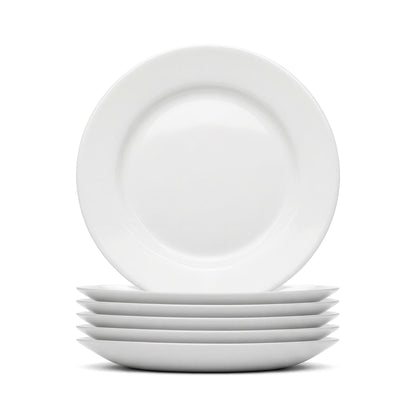 Round Opalware Side Plates - 15cm - White - Pack of 6
