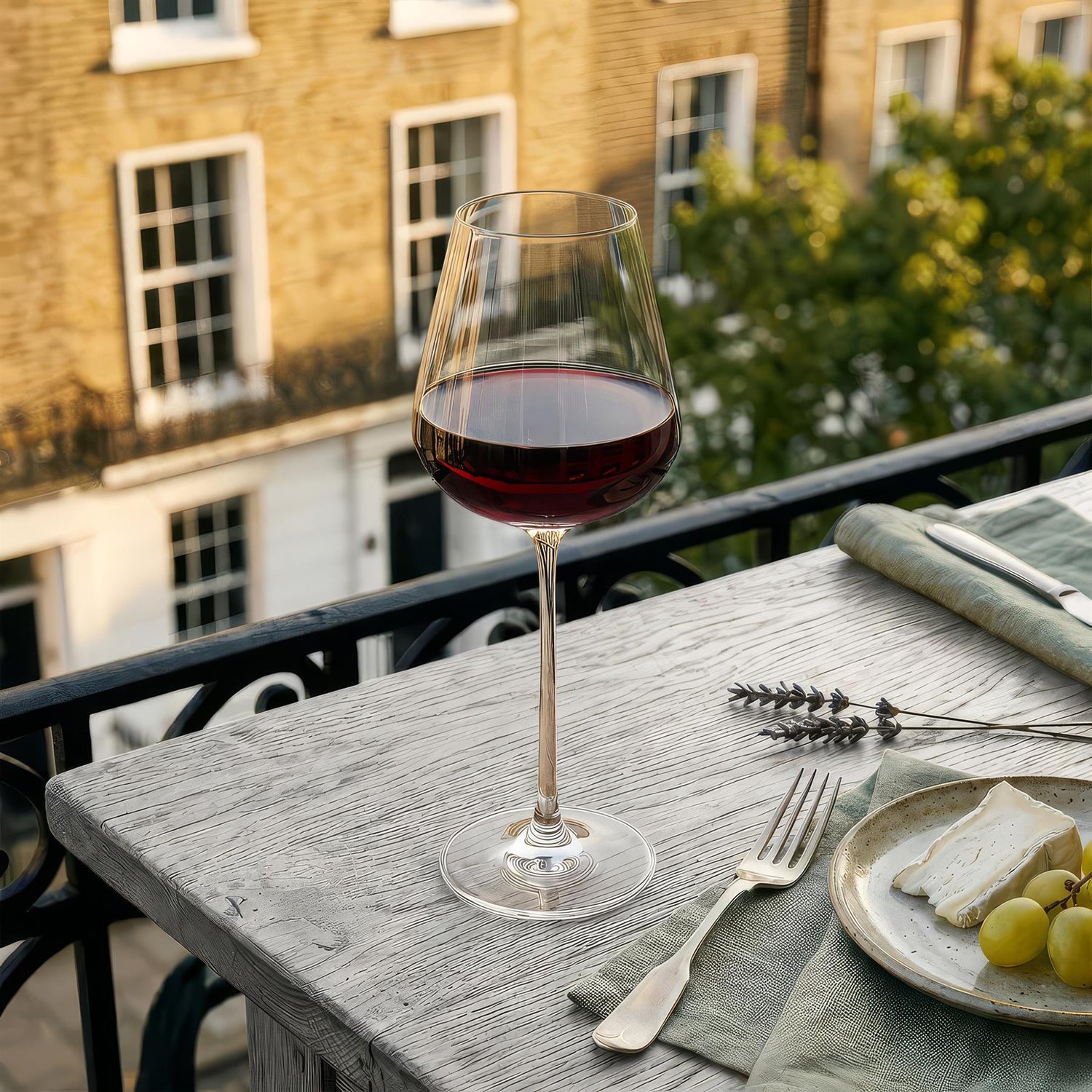 600ml Dulwich Crystal Red Wine Glasses - Pack of Six