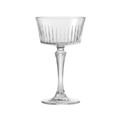 260ml Timeless Crystal Glass Champagne Saucers - Pack of 6