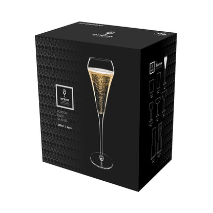 230ml Hoxton Crystal Champagne Flutes - Pack of Six
