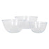 Glass Mixing Bowl Set - 3 sizes