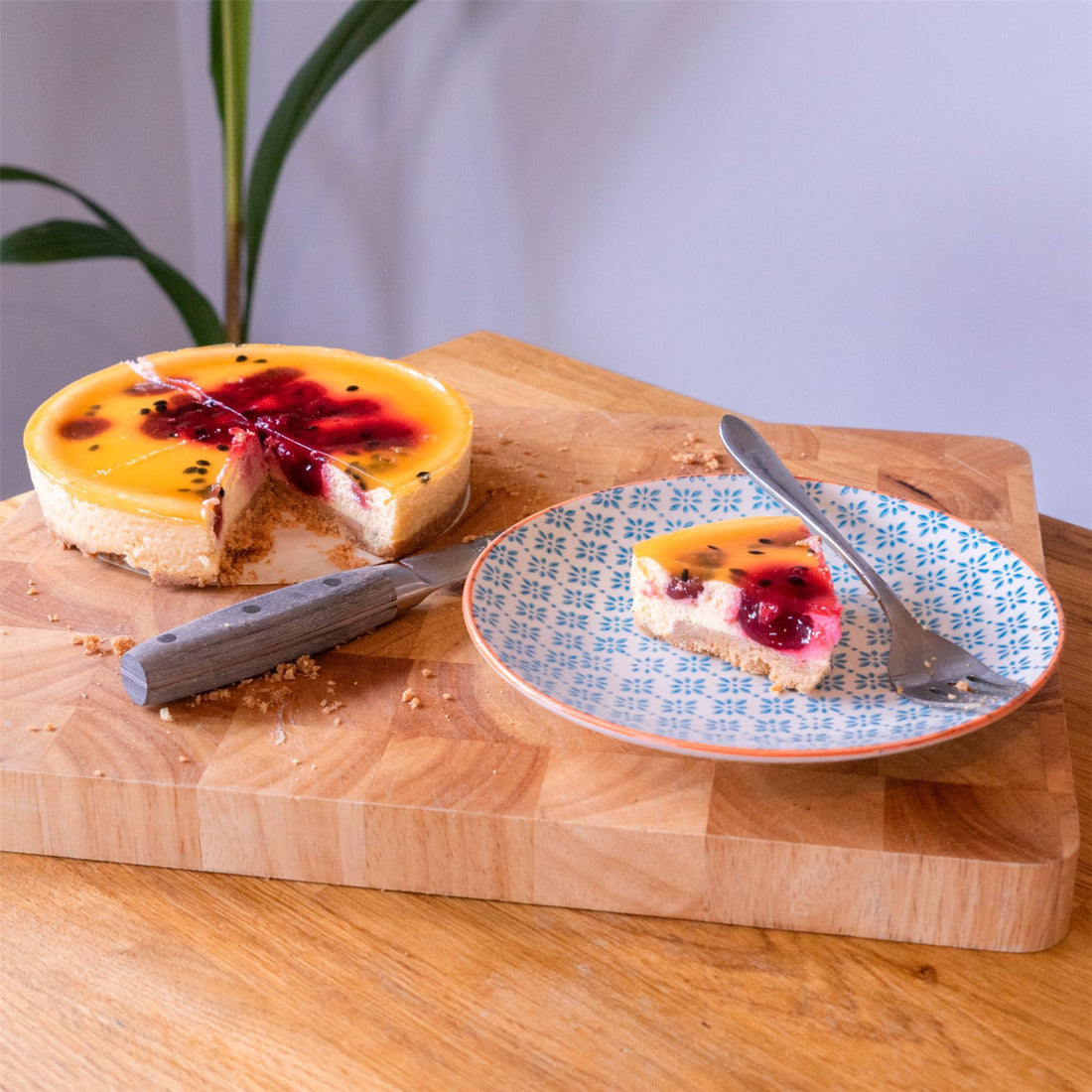 18cm Hand Printed China Side Plate