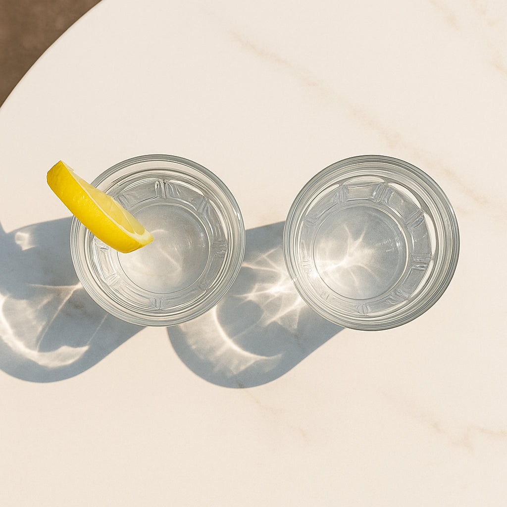 210ml Fluted Glass Tumblers - Pack of 6