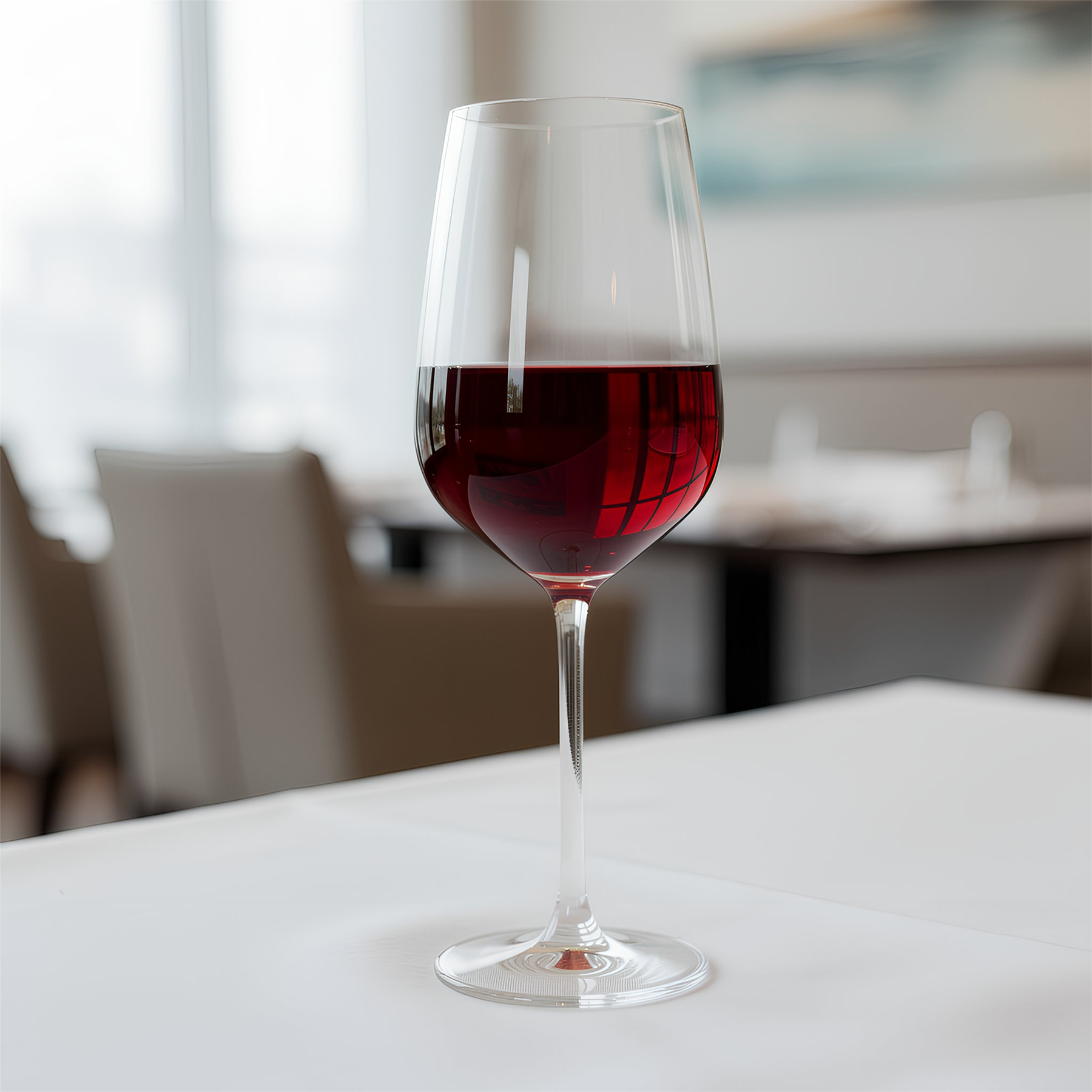 620ml Knightsbridge Crystal Red Wine Glasses - Pack of 6