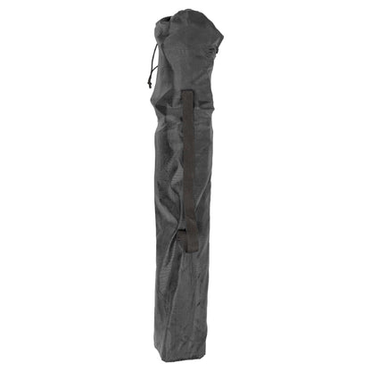 Folding Black Canvas Camping Chairs - Pack of 2