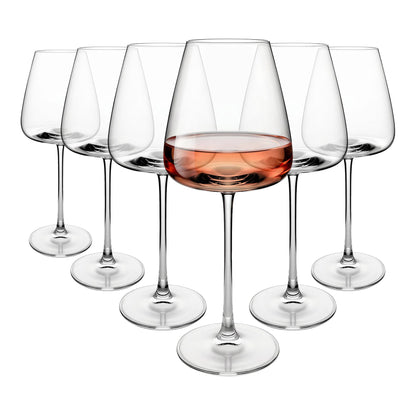 600ml Dulwich Crystal Rosé Wine Glasses - Pack of 6