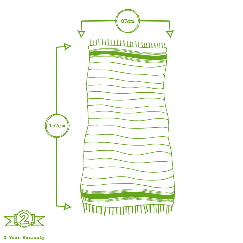 160cm x 90cm Deluxe Turkish Cotton Bath Towel - By Nicola Spring