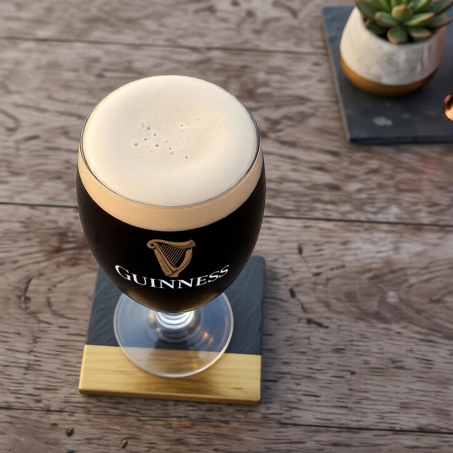 Guinness 2 Piece Stemmed Half Pint Glass Set