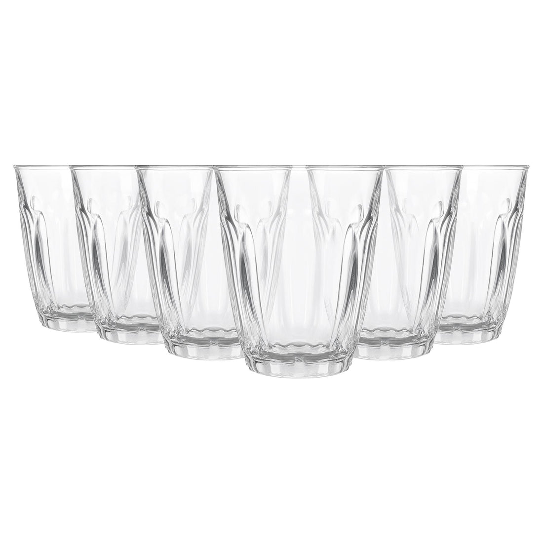 125ml Fluted Glass Tumblers - Pack of 6