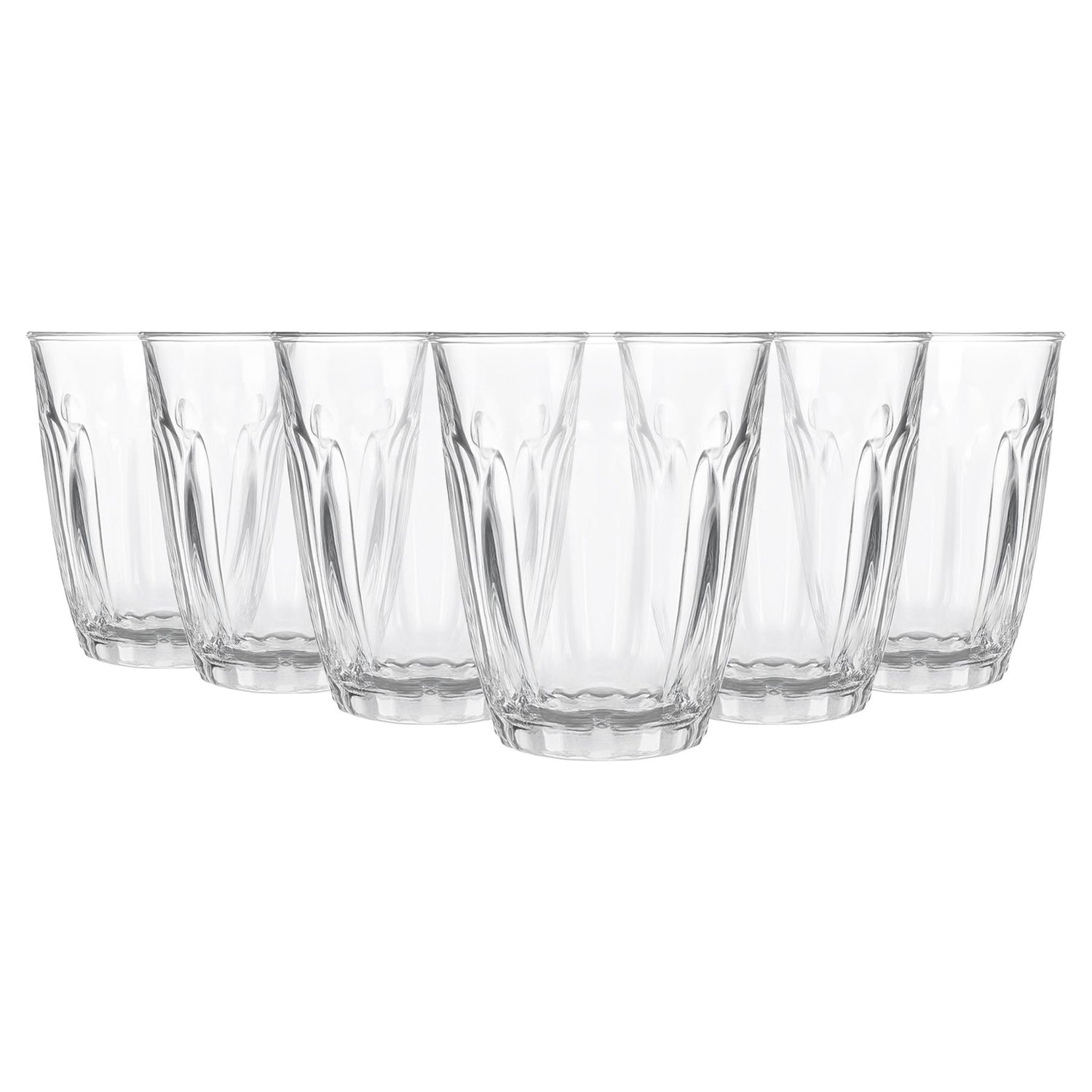 125ml Fluted Glass Tumblers - Pack of 6