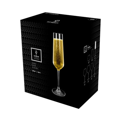210ml Soho Crystal Champagne Flutes - Pack of 6