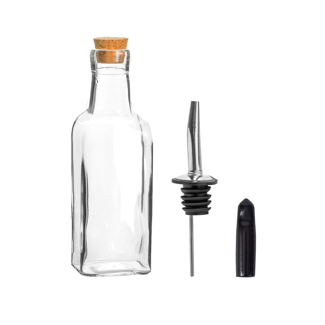 170ml Olive Oil Pourer Glass Bottle with Cork Lid