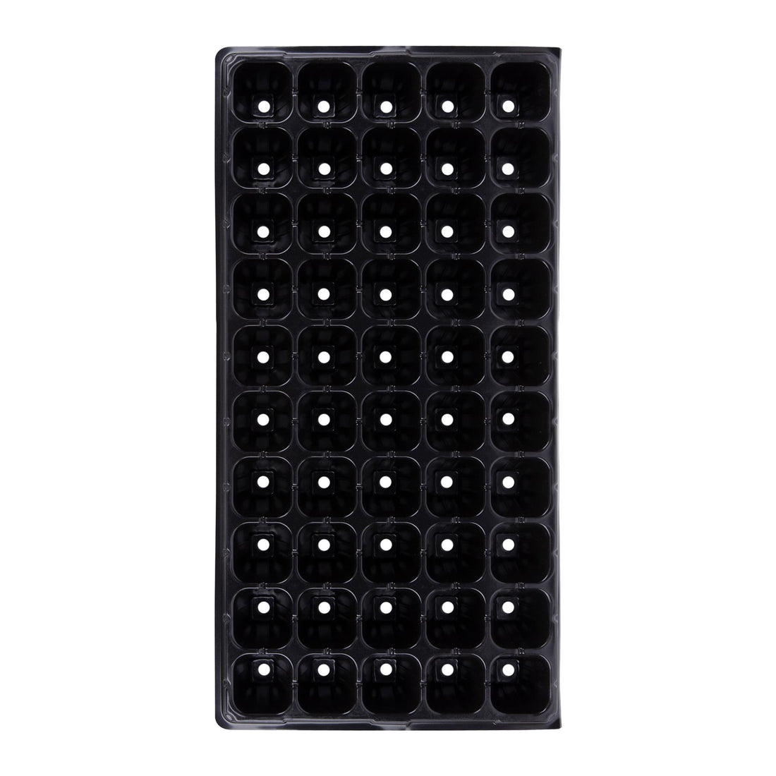 50pc Black Plastic Seed Starting Tray Set - By Green Blade