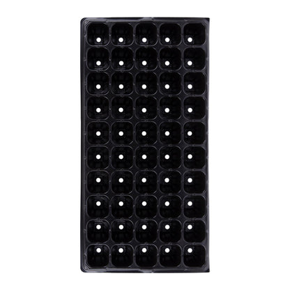 50pc Black Plastic Seed Starting Tray Set - By Green Blade