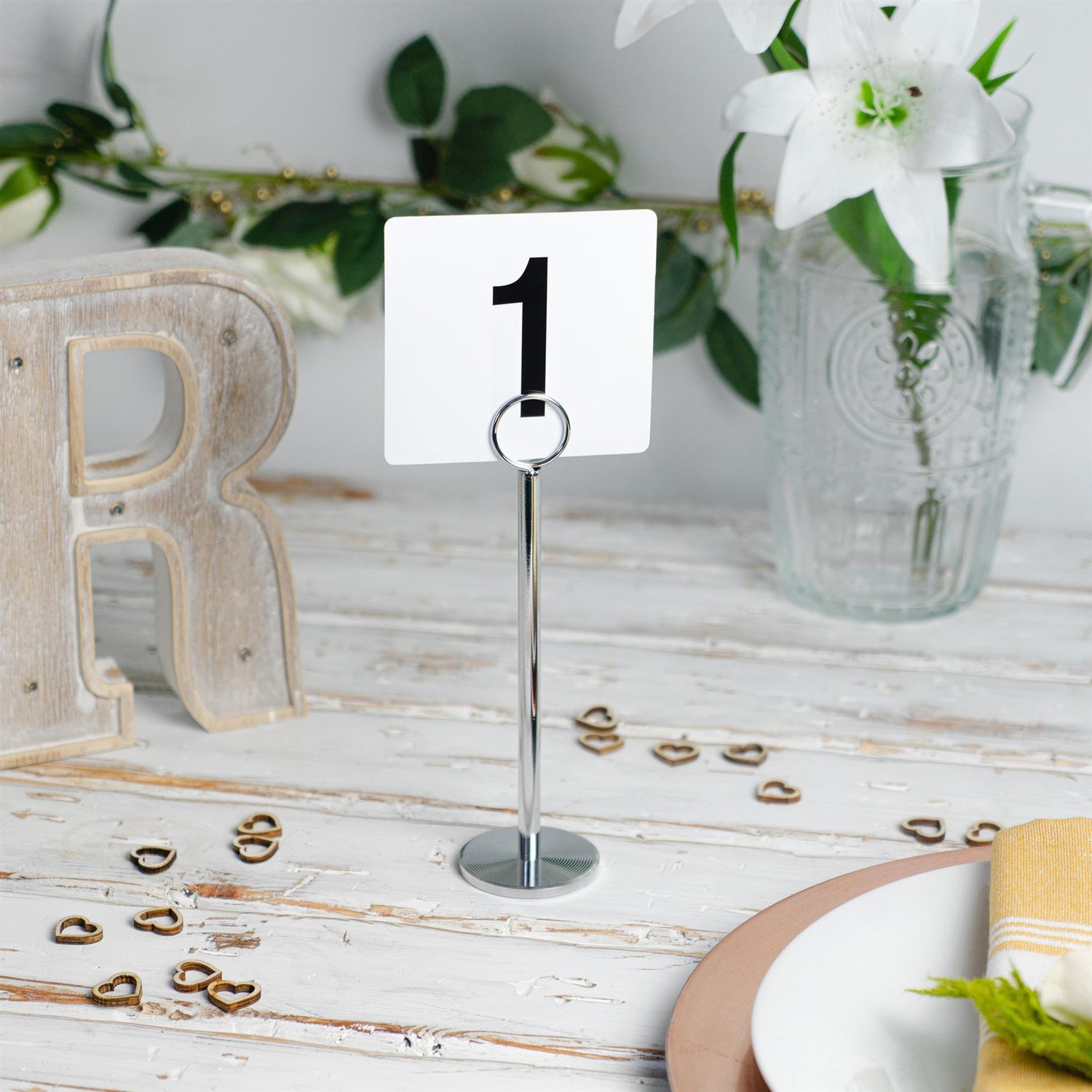 20cm Table Number Holders - Pack of 12