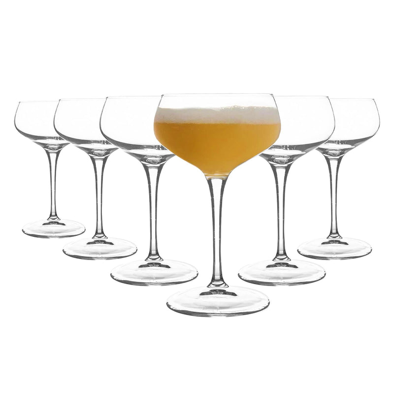 250ml Bartender Novecento Cocktail Glasses - Pack of 6 - By Bormioli Rocco