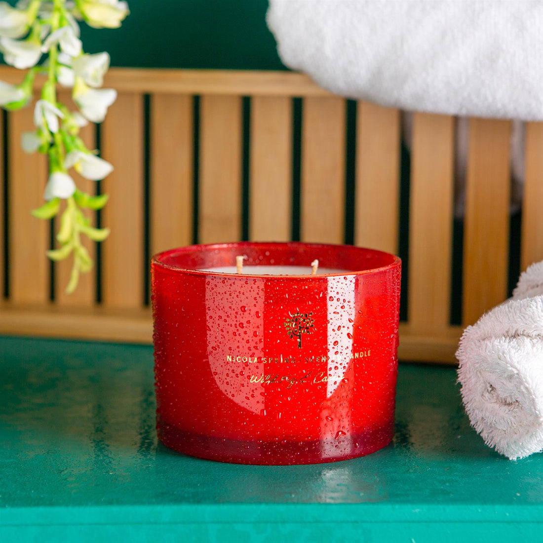 350g Double Wick Wild Fig & Cassis Scented Soy Wax Candle