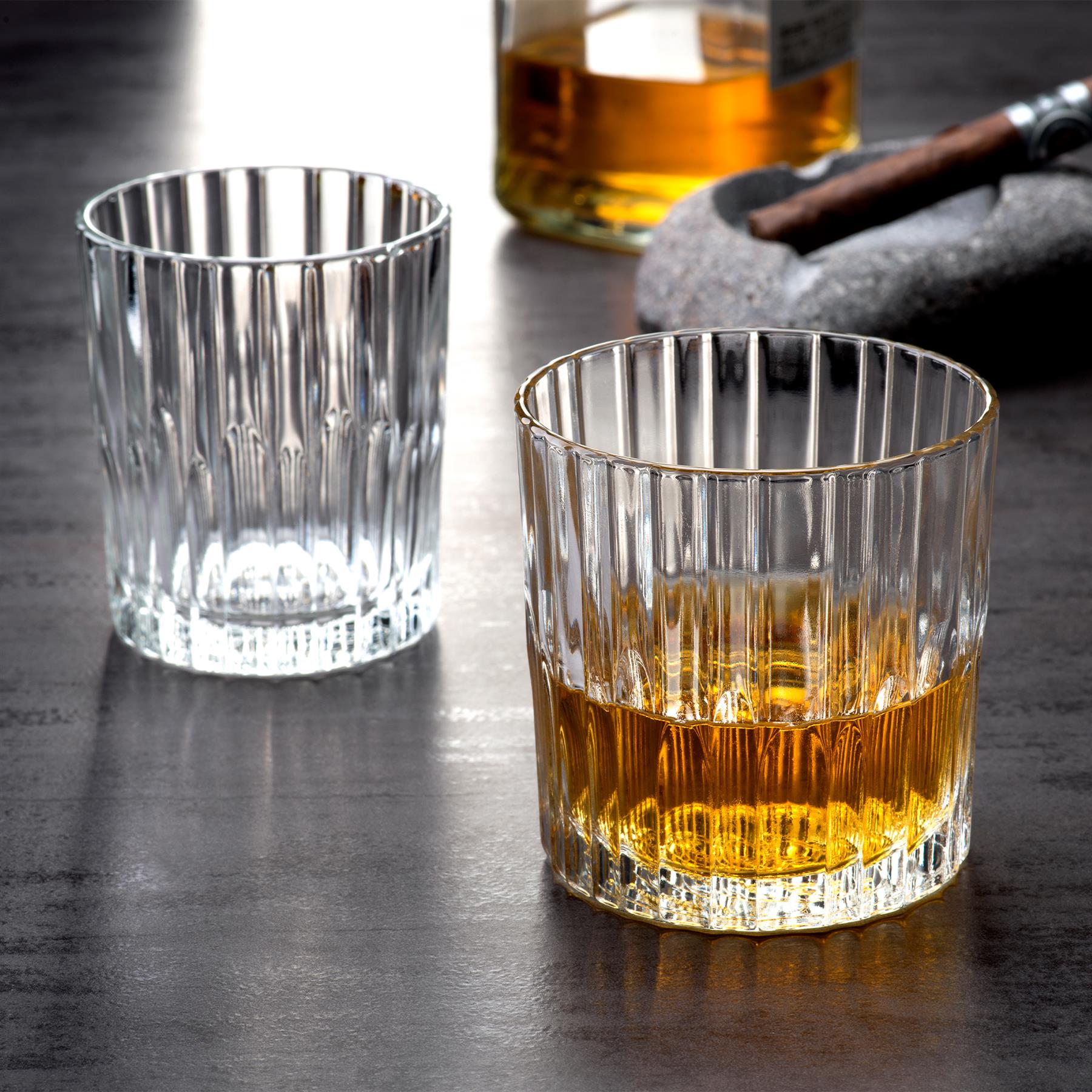 310ml Manhattan Double Whisky Glasses - Pack of Six