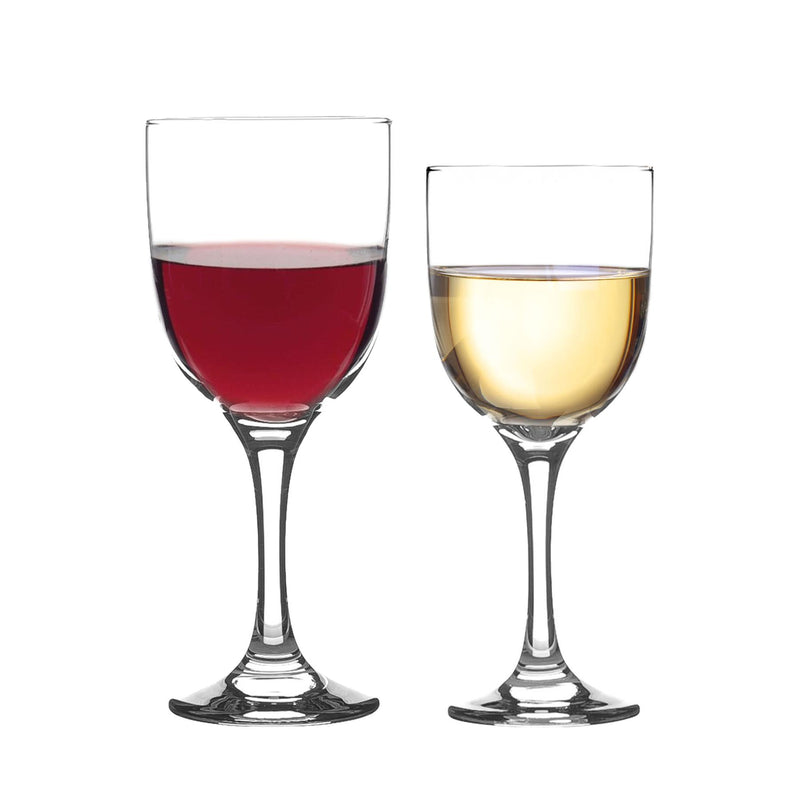 LAV 12 Piece Tokyo Wine Glasses Set - Red & White