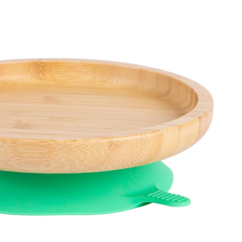 Round Open Bamboo Suction Dinner Set - By Tiny Dining