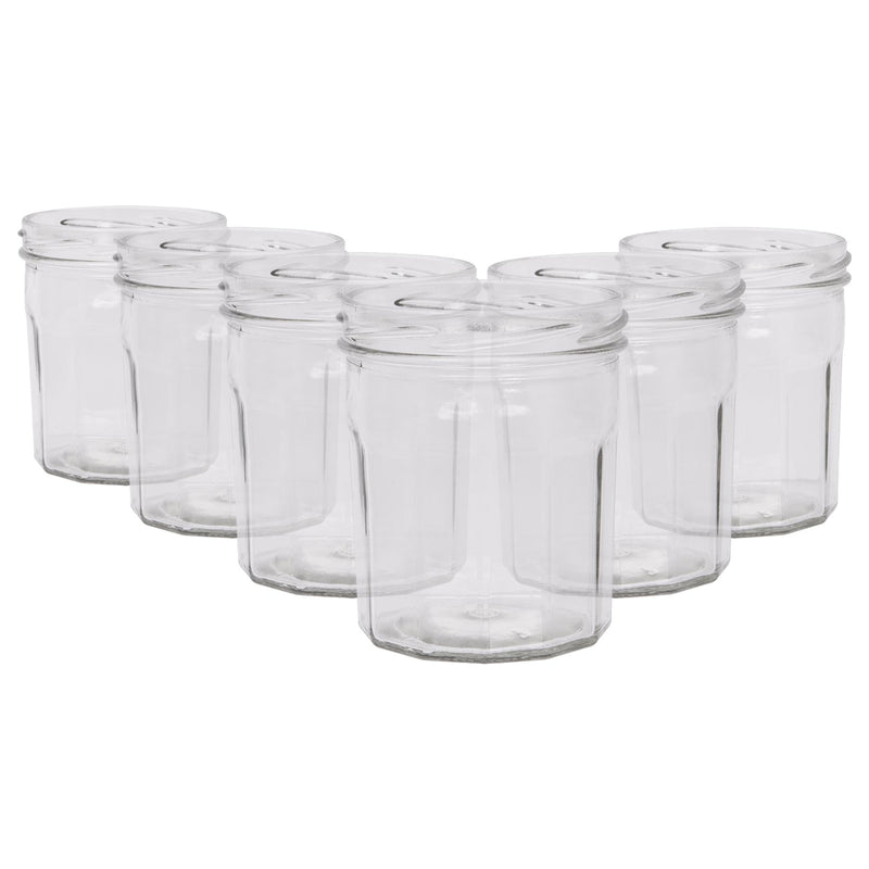 310ml Glass Jam Jars - Pack of 6 - By Argon Tableware