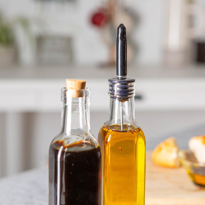 250ml Olive Oil Pourer Glass Bottle with Cork Lid - By Argon Tableware