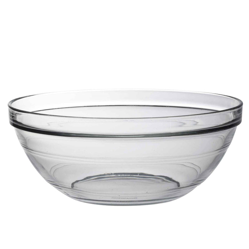 23cm Clear Lys Glass Nesting Mixing Bowl - By Duralex
