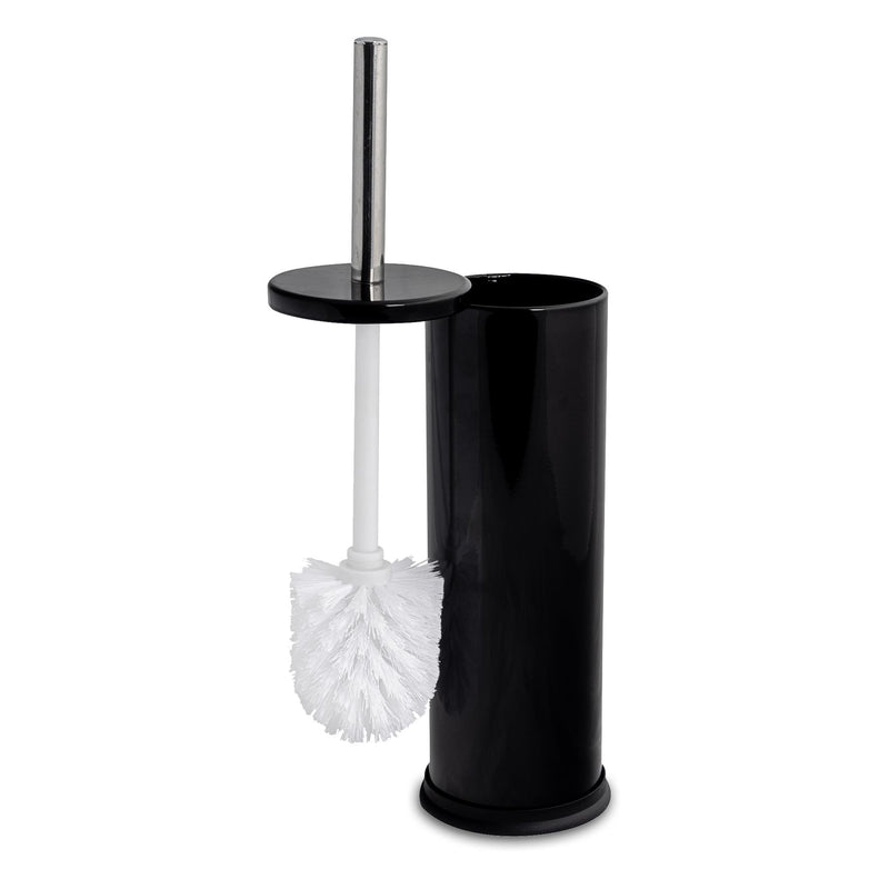 Round Stainless Steel Toilet Brush & Holder - By Harbour Housewares