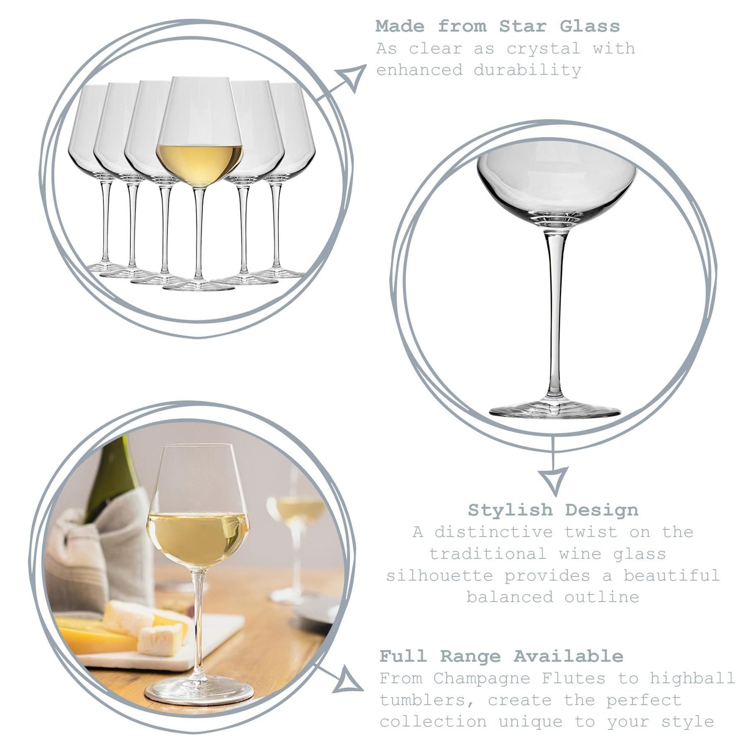 380ml Inalto Uno Wine Glasses - Pack of Six