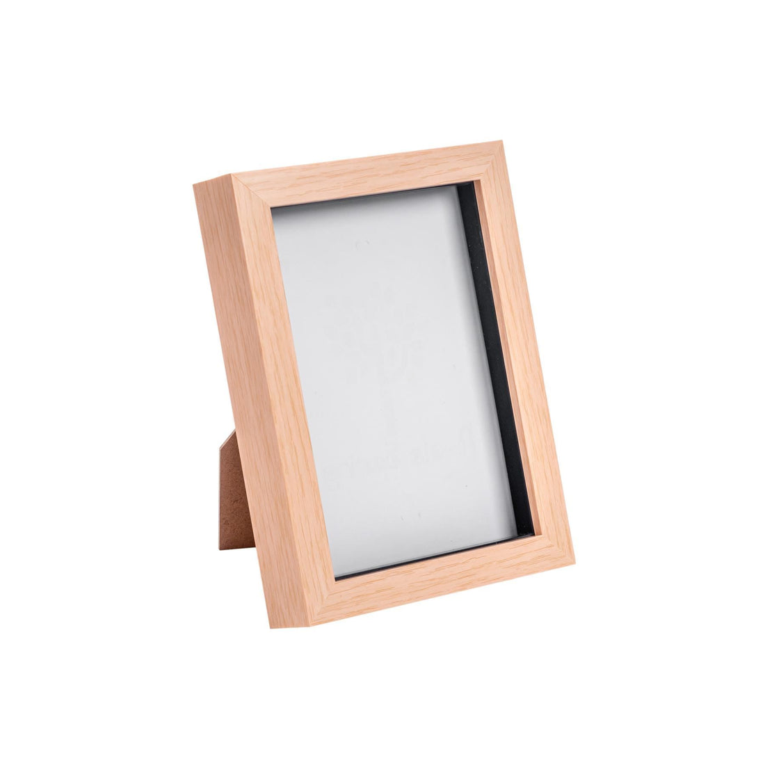 Light Wood 5" x 7" Shadow Box Photo Frame