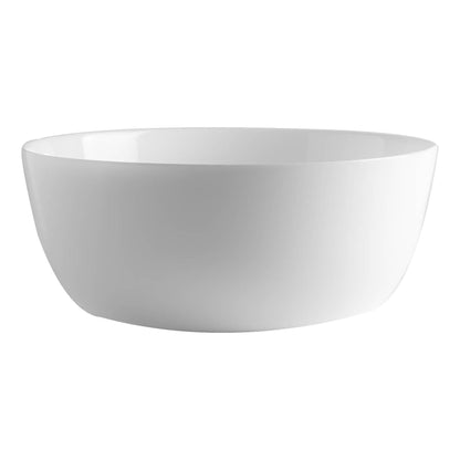 White 23cm Toledo Glass Salad Bowl - By Bormioli Rocco