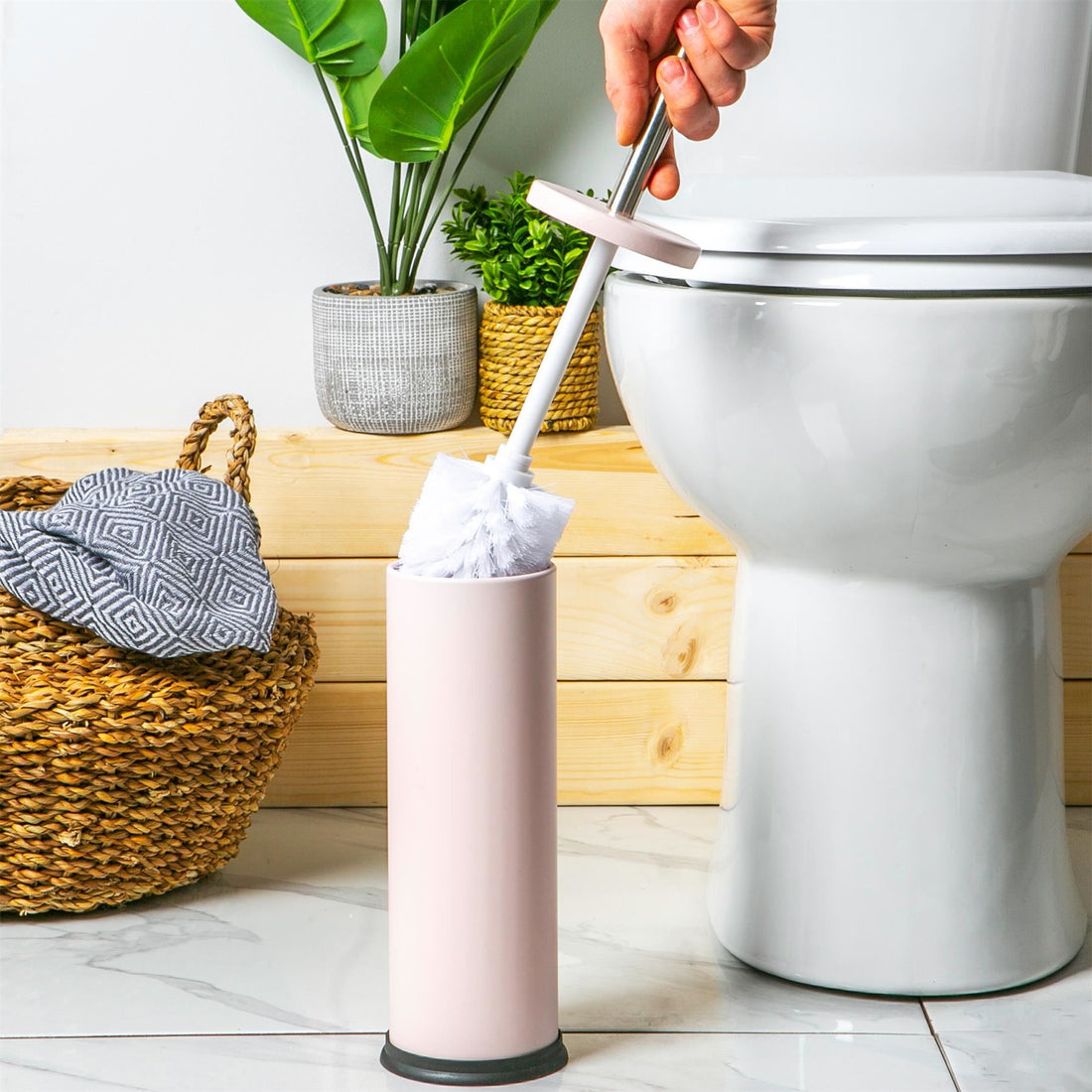 White Replacement Toilet Brush Head