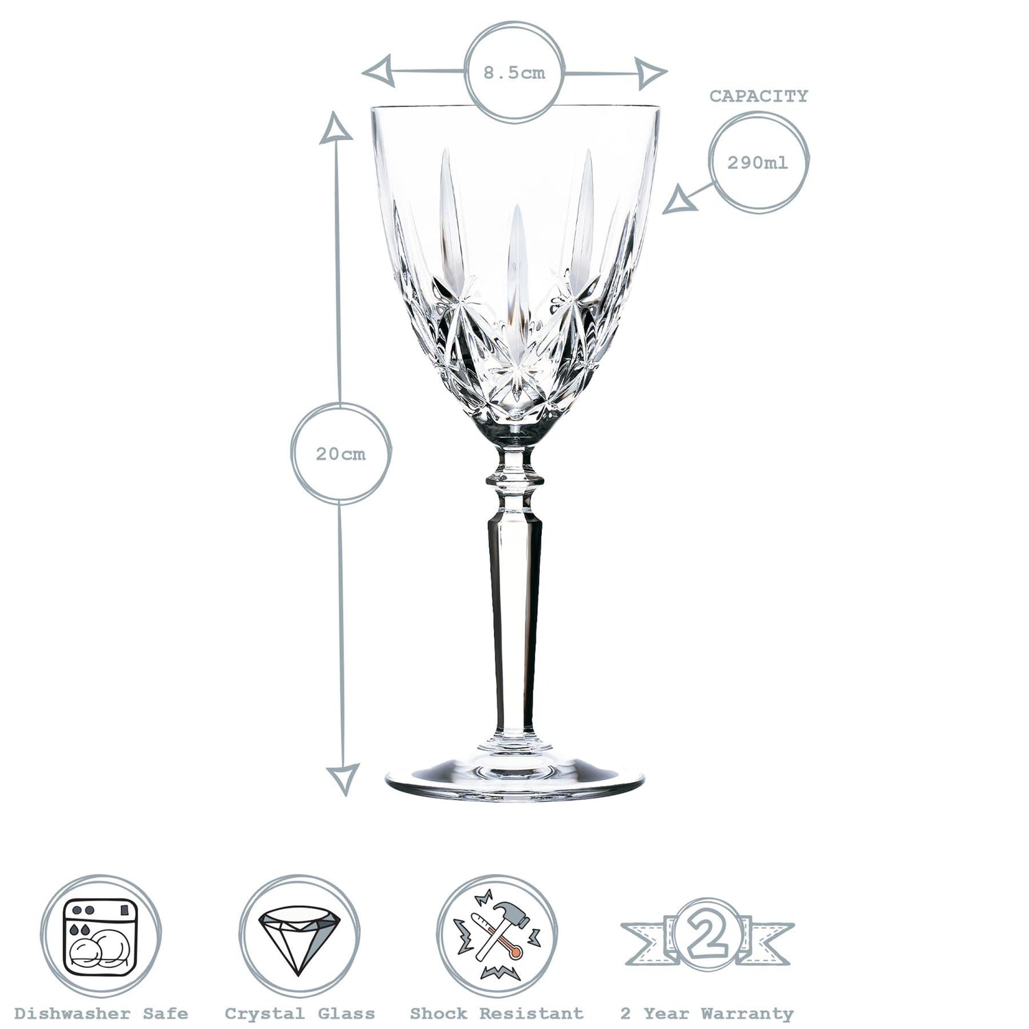 290ml Orchestra Red Wine Glasses - Pack of Six