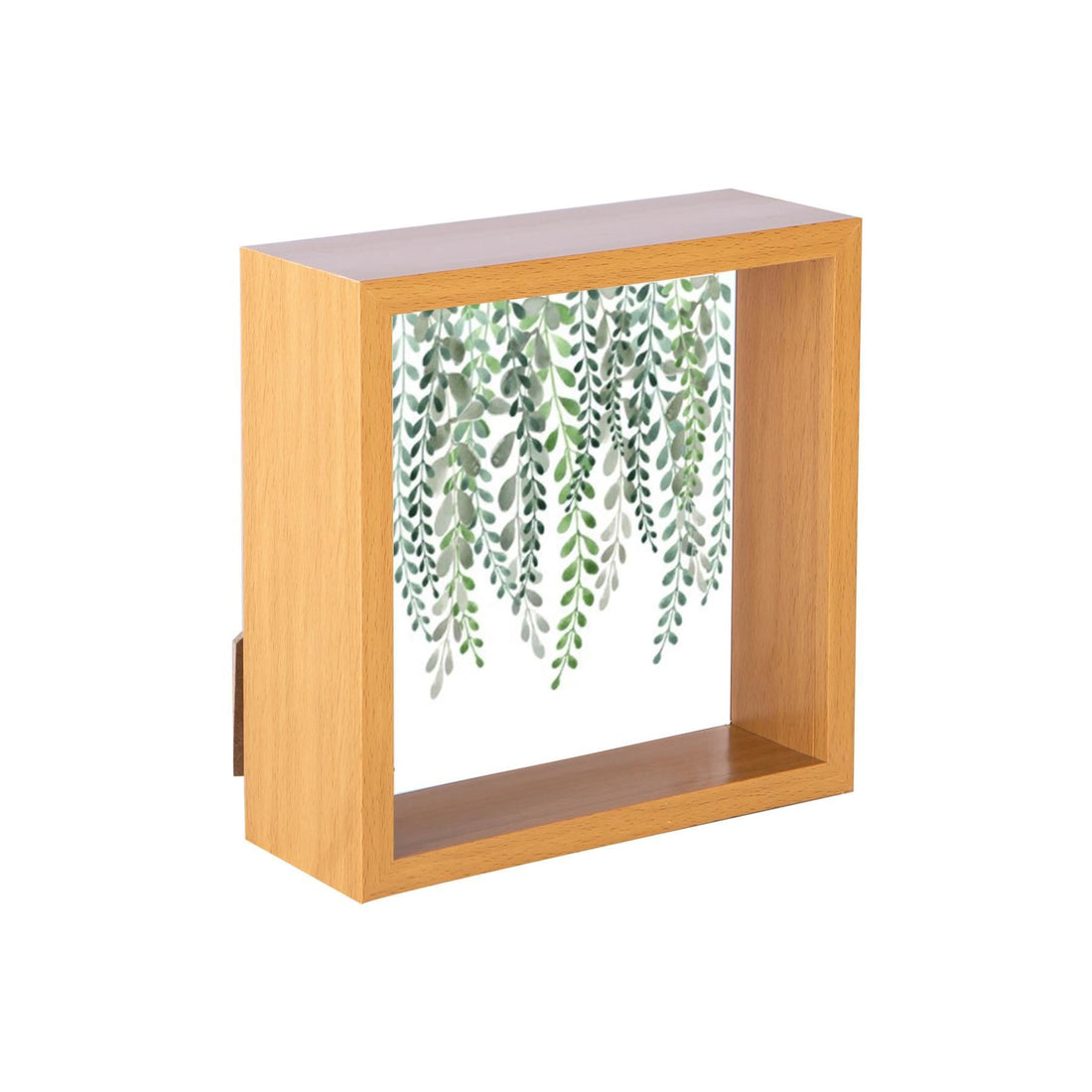 Light Wood 6" x 6" Deep Shadow Box Photo Frame