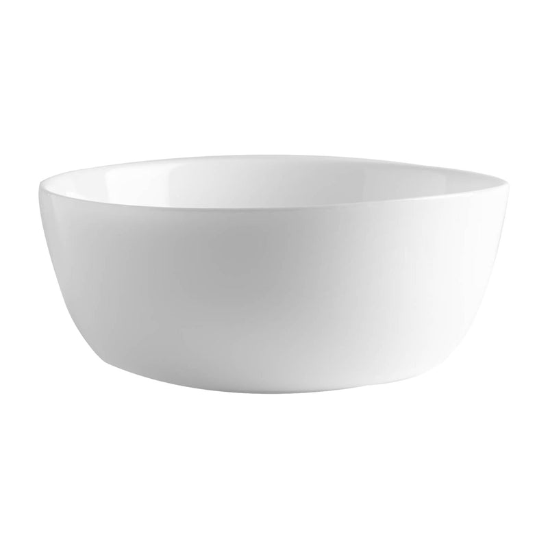 White 19cm Toledo Glass Pasta Bowl - By Bormioli Rocco