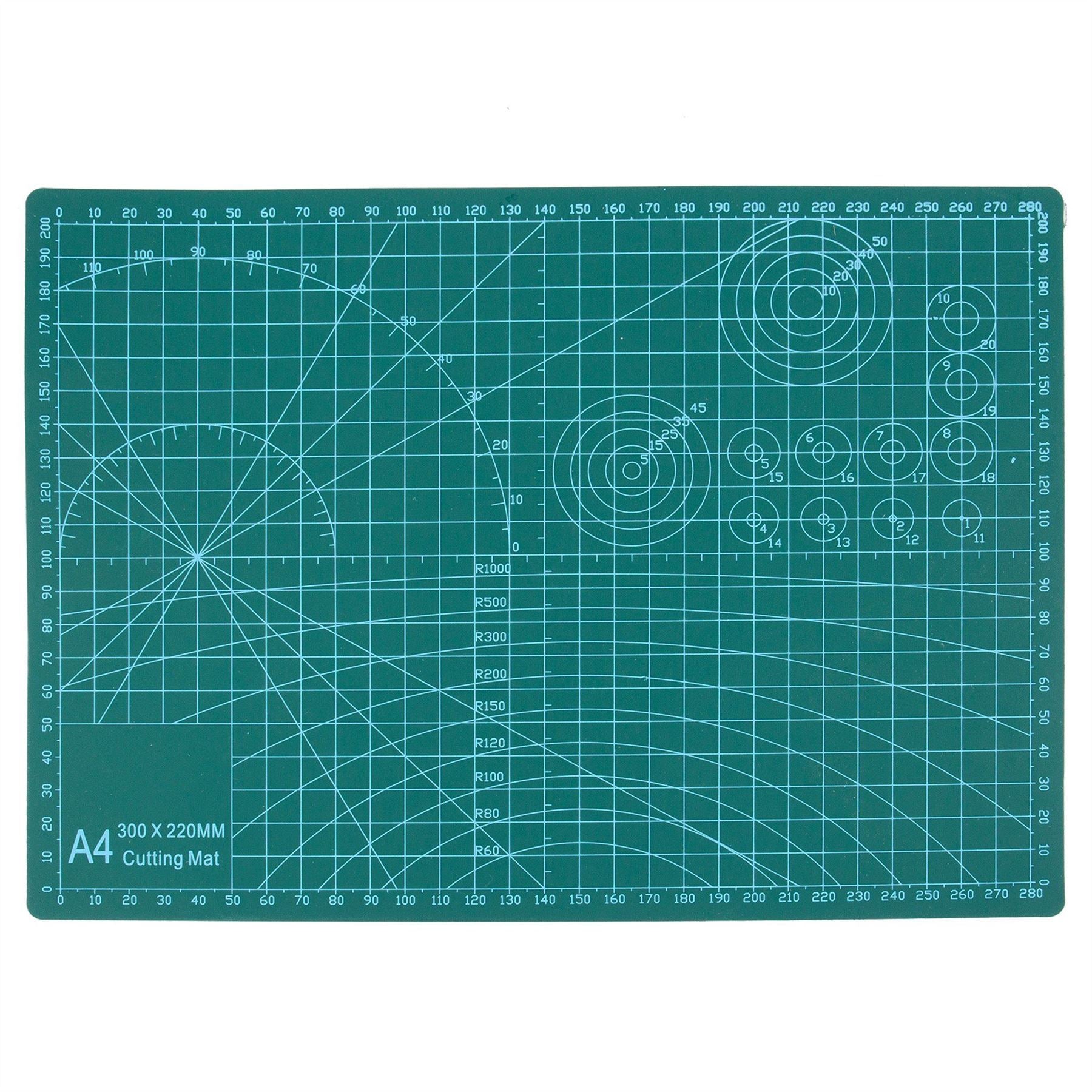 Green A4 (22 x 30cm) Cutting Mat - By Blackspur