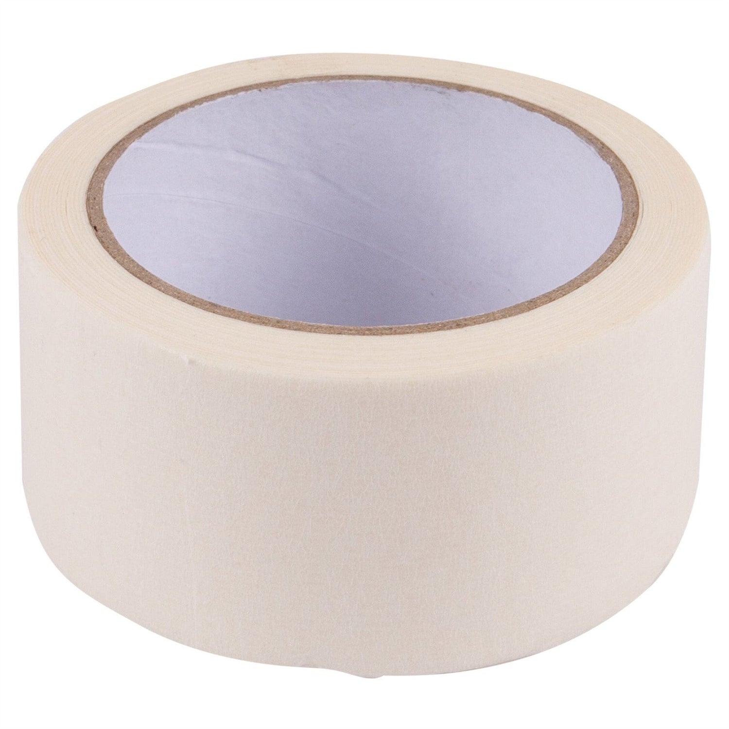 White 50m x 50mm Masking Tape - By Blackspur