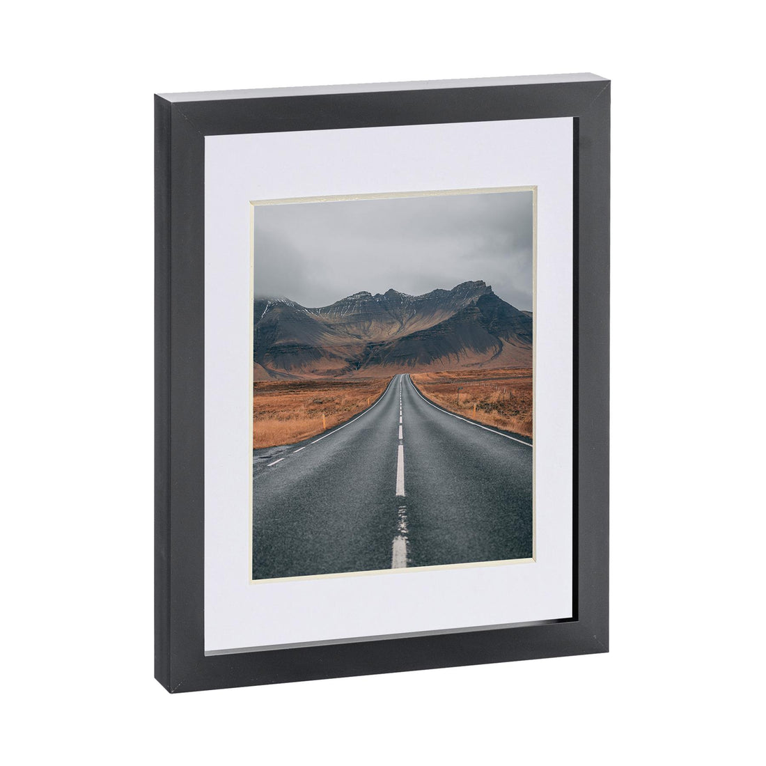 Black 8" x 10" Photo Frame with White 5" x 7" Mount