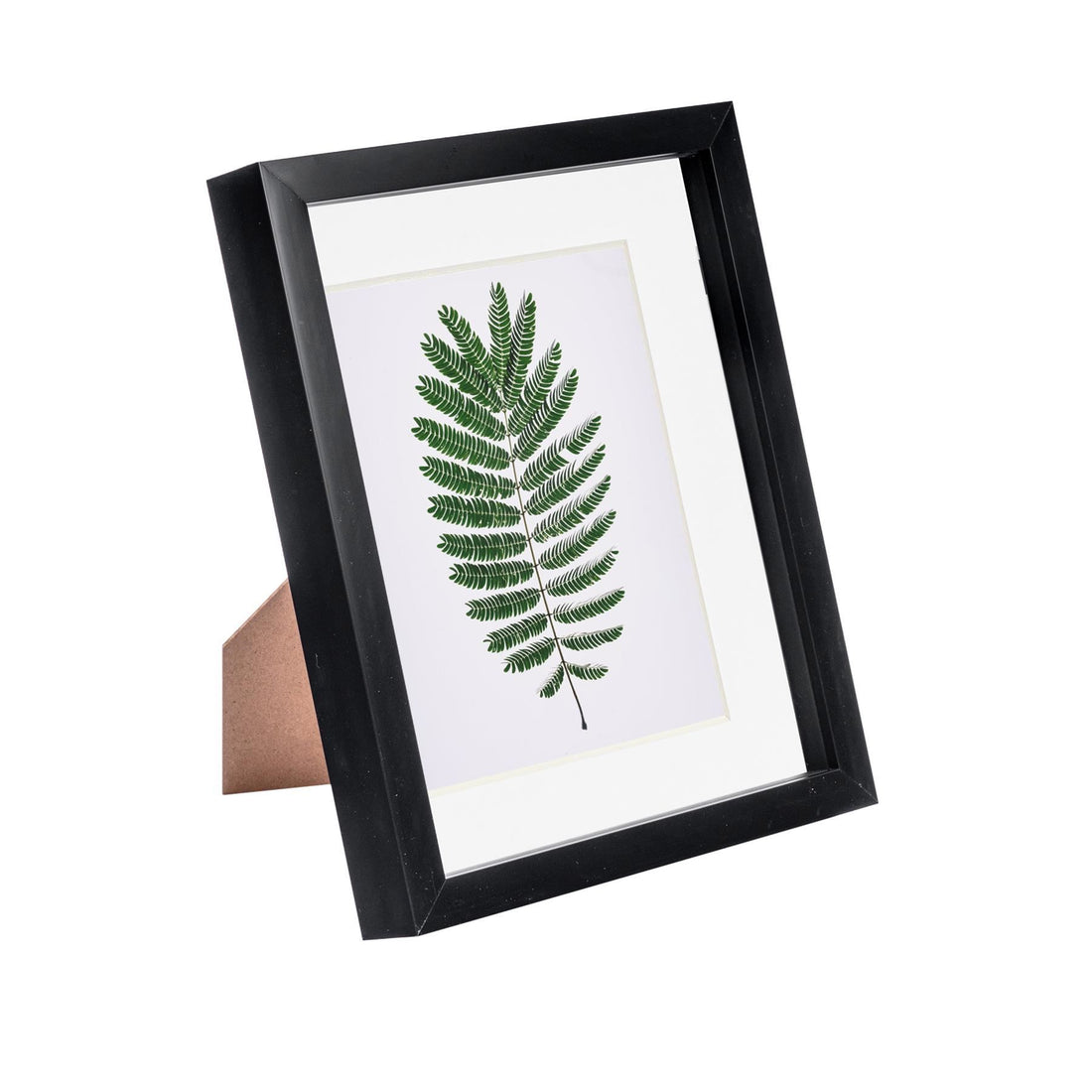 Black 8" x 10" Shadow Box Photo Frame with 5" x 7" White Mount
