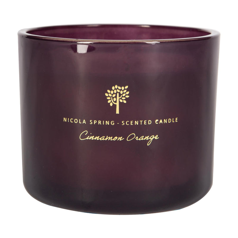 300g Cinnamon Orange Scented Soy Wax Candle - by Nicola Spring